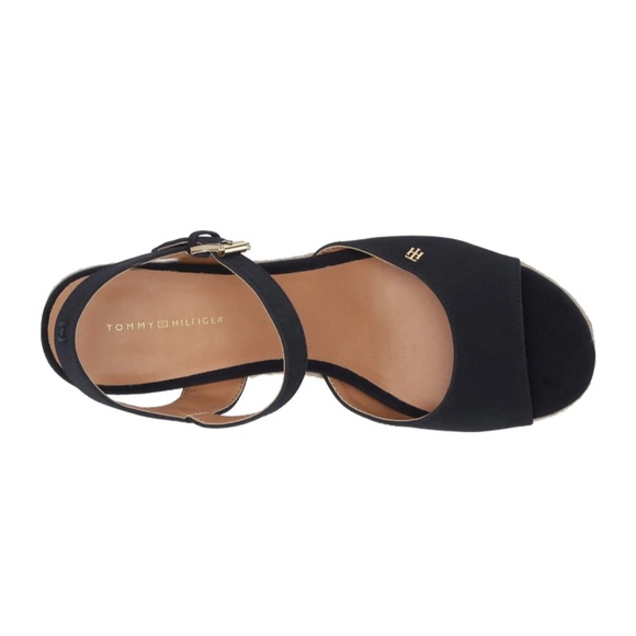 TOMMY HILFIGER Gallie Sandal Wedge - Dark Blue - Picture 2 of 5